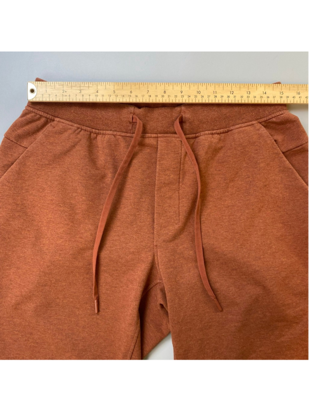 Lululemon City Sweat Shorts 9” Mens Large Heathered Dark Terracotta 2019 M7AB5S - Picture 9 of 16